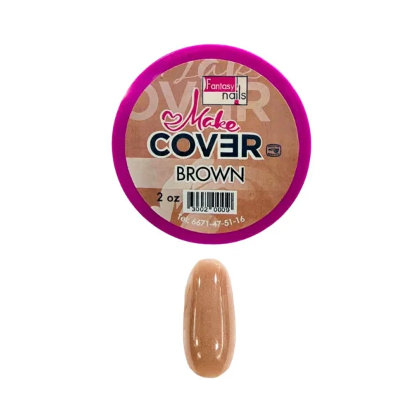 Acrílico make cover brown Fantasy Nails 2 onzas