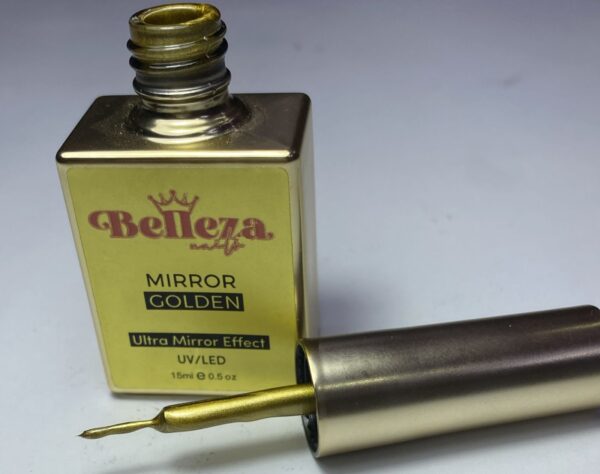Ultra mirror effect mirror golden Belleza 15ml