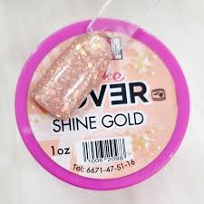 Acrílico make cover shine gold Fantasy Nails 1 onza
