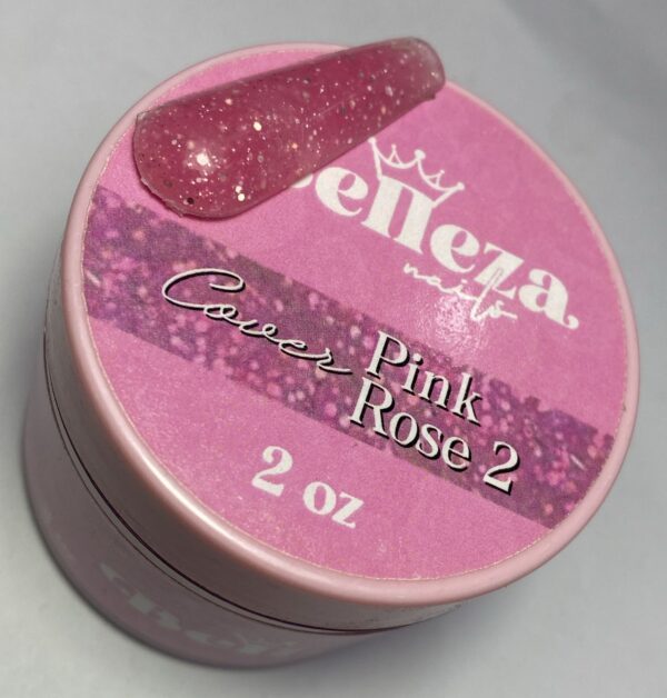 Acrílico cover pink rose 2 Belleza Nails 2 onzas