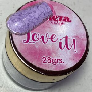 Acrílico glitter #13 love it Belleza Nails 28grs