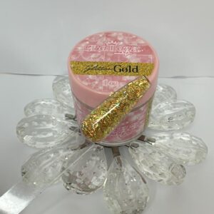 Acrílico glitter gold Belleza Naiks 1 onza