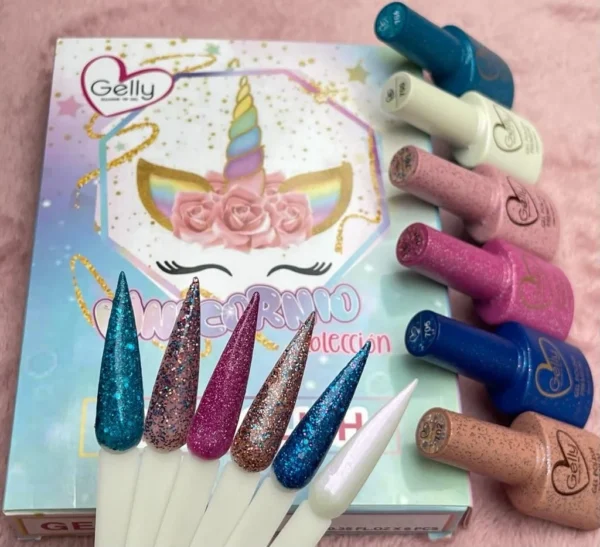 Colección Gel Polish Unicornio Gelly
