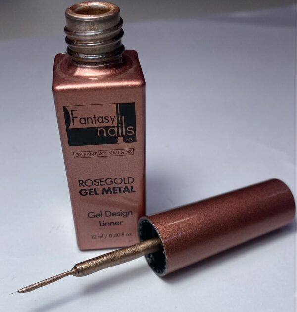 Gel design linner rosegold gel metal Fantasy 10ml