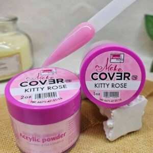 Acrílico make cover kitty rose Fantasy Nails 2 onzas