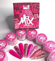 Colección Mix Color Rosado Fantasy Nails