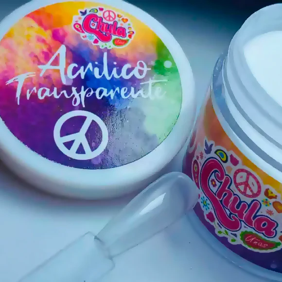 Acrílico transparente Chula Nails 30 gramos