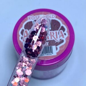 Acrílico acuaria rose gold Fantasy Nails 1 onza