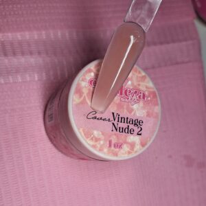 Acrílico cover vintage nude 2 Belleza Nails 1 onza