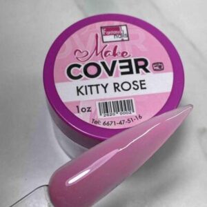 Acrílico make cover kitty rose Fantasy Nails 1 onza