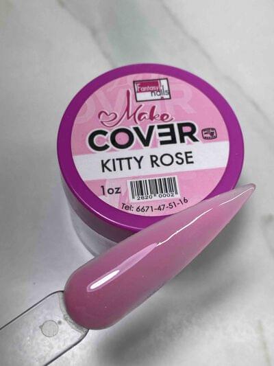 Acrílico make cover kitty rose Fantasy Nails 1 onza