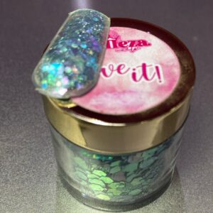 Acrílico Glitter #17 Love it Belleza 1/4 onza