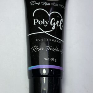 Poly Gel rosa traslucido Dorty Nails 60g