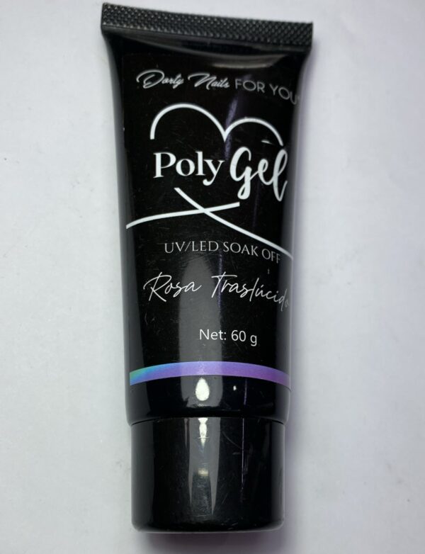 Poly Gel rosa traslucido Dorty Nails 60g