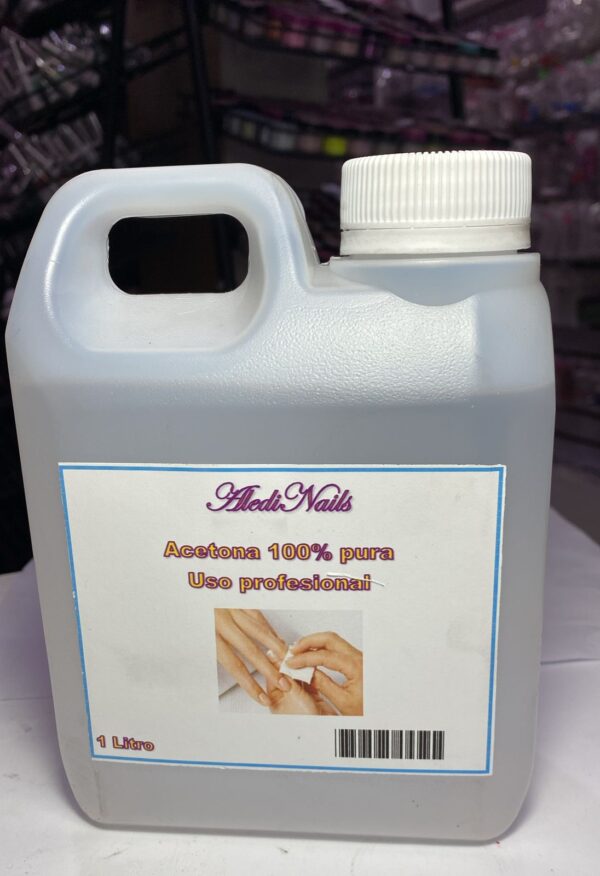 Acetona 100% pura Aledi Nails 1 litro