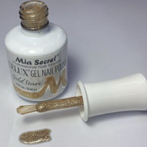 Gelux Gel nail polish Gold Stars Mia Secret 15ml
