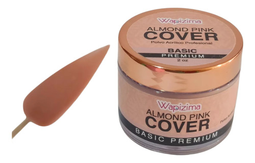 Acrílico cover almond pink Wapizima 2 onzas