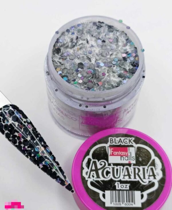 Acrílico acuaria black Fantasy Nails 1 onza