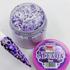 Acrílico acuaria purple Fantasy Nails 1 onza