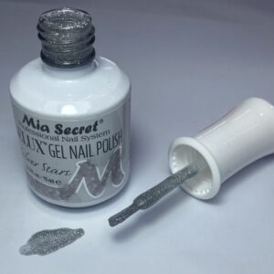 Gelux Gel Nail Polish Silver Stars Mia Secret 15ml