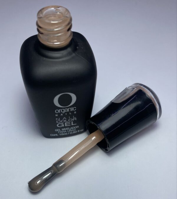 Nail color gel rubber beige Organic 15ml