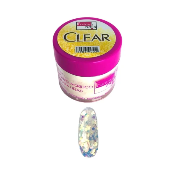 Acrílico clear Fantasy Nails 1 onza
