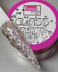 Acrílico glass plata Fantasy Nails 1 onza