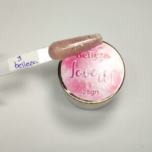 Acrílico love it #3 Belleza Nails 28grs