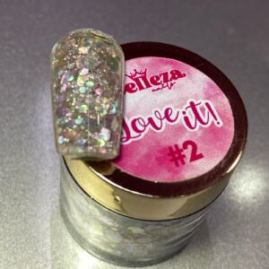 5-49.jpeg Acrílico Glitter #2 Love it Belleza 1/4 onza
