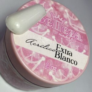 Acrílico extra blanco Belleza Nails 2 onzas
