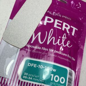 Staleks Expert white 100 grit, 30 piezas