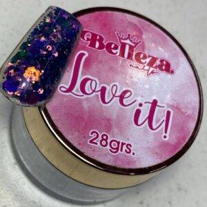 6-27.jpeg Acrílico glitter #4 love it Belleza Nails 28grs