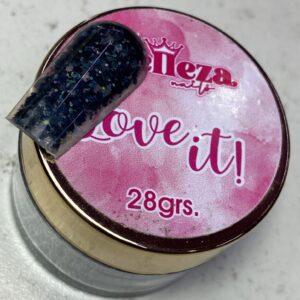 Acrílico glitter #10 love it Belleza Nails 28grs