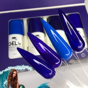 Colección Gel is Ocean Blue Fantasy Nails