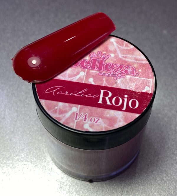 Acrílico Rojo Belleza 1/4 onza