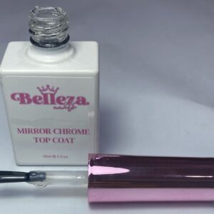 Mirror Chrome Top Coat Belleza 15ml