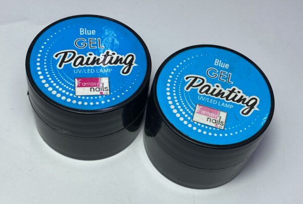 Blue gel painting Fantasy