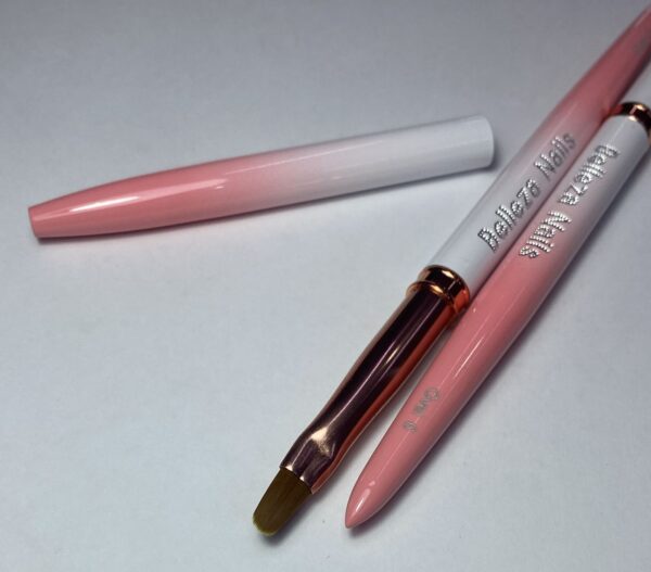 Pincel Ovel #6 palo rosa Belleza Nails