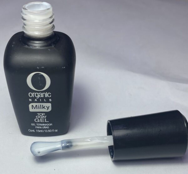 Milky Top Coat Gel Organic 15ml