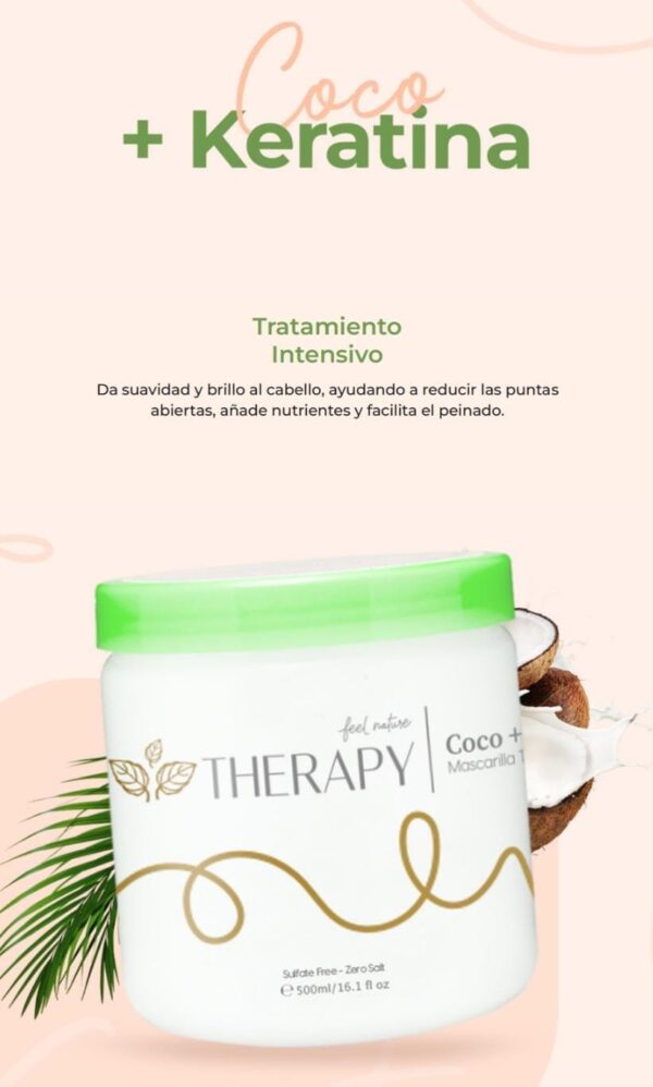 Mascarilla coco mas keratina