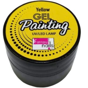 gel painting yellow fantasy