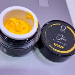 Oleo painting gel yellow organic