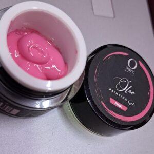 Oleo painting gel  pink organic
