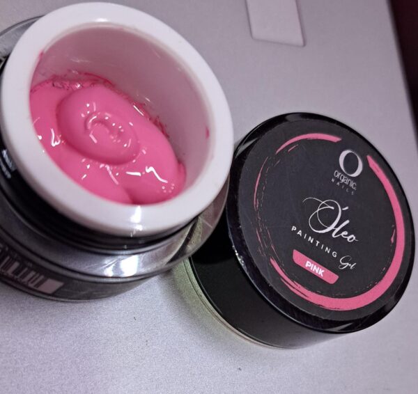 Oleo painting gel  pink organic