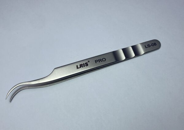 Pinza para pestañas pelo a pelo #08 LRIS PRO