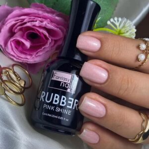 Rubber pink shine