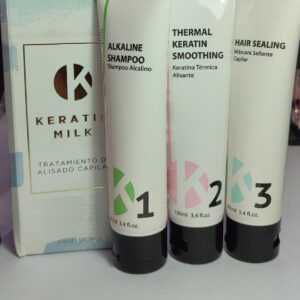 Tratamiento de alisado capilar Keratin Milk  100ml