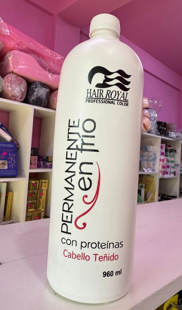 Permanente en frio ( ondulante) para cabello teñido