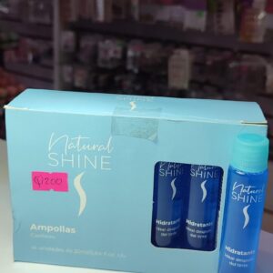 Caja de Ampollas Capilares Hidratante  Natural Shine