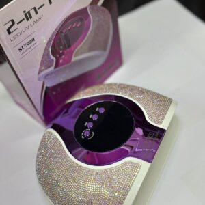 Lámpara Morada con incrustaciones de diamante LED/UV 2 IN 1 SUN S21